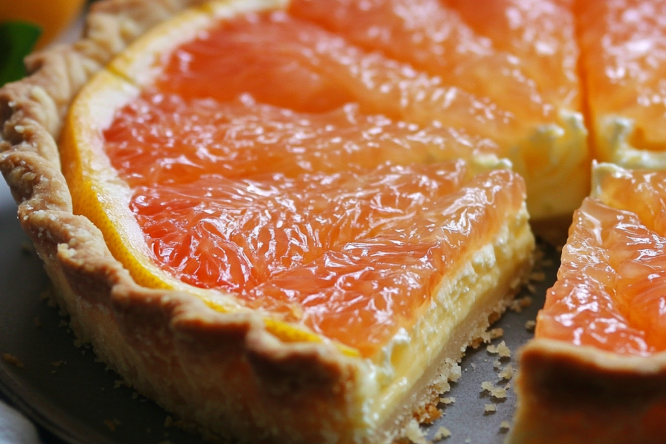 Tarta z serem białym i pomelo