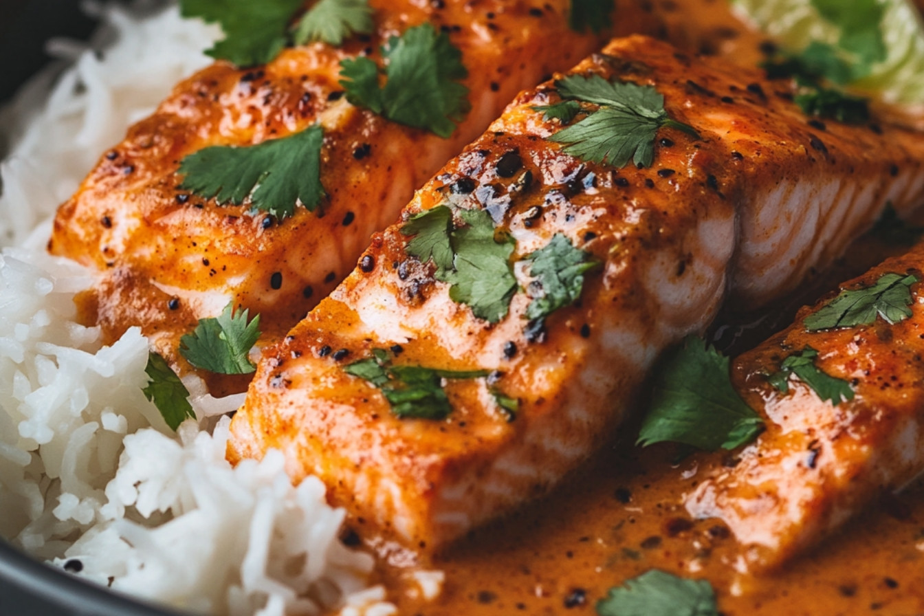 Tikka masala z łososia