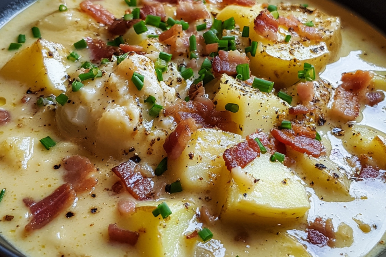 Zupa krem z porów z boczkiem