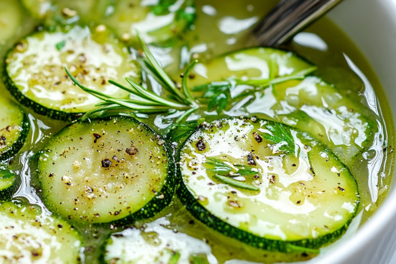 Zupa z cukinii z imbirem