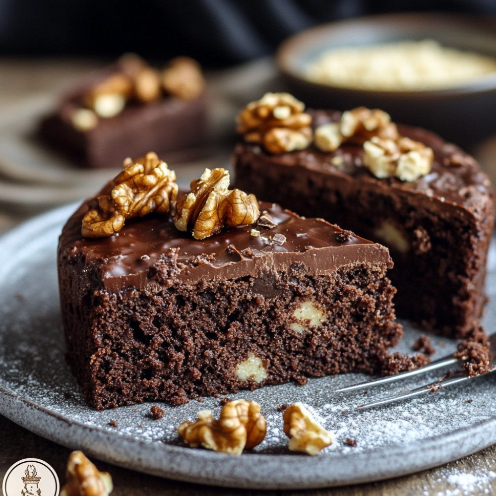 Ciasto orzechowo-czekoladowe