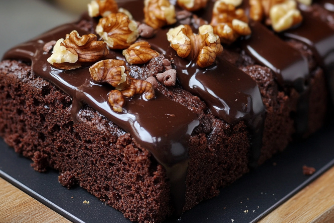 Ciasto orzechowo-czekoladowe